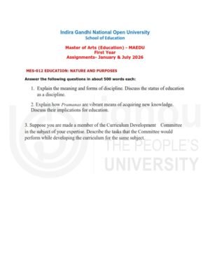IGNOU MES-012 Solved Assignment 2026 English Medium