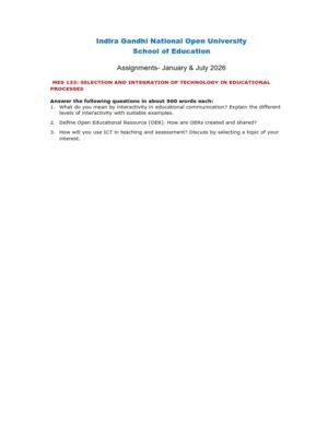 IGNOU MES-133 Solved Assignment 2026 English Medium