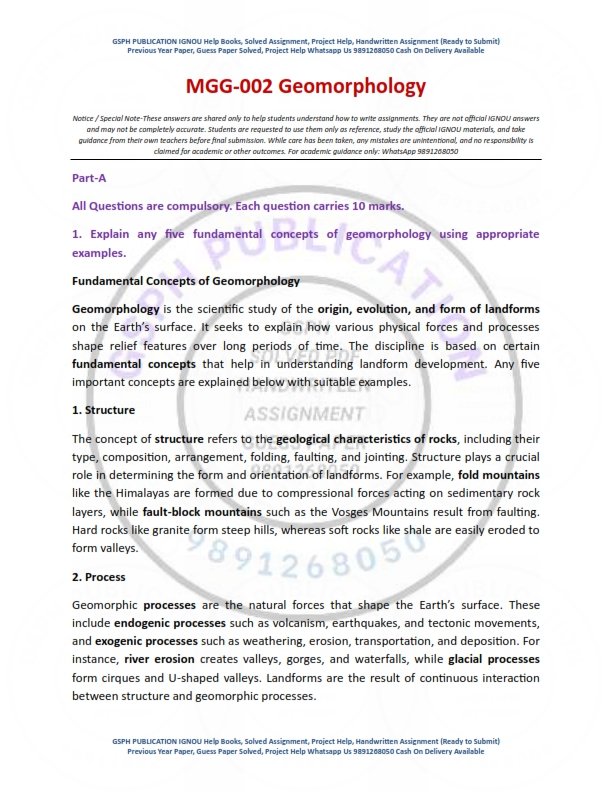 IGNOU MGG-02 Solved Assignment 2025-26 English Medium - Image 2