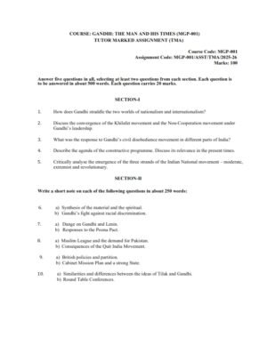 IGNOU MGP-001 Solved Assignment 2025-26 English Medium