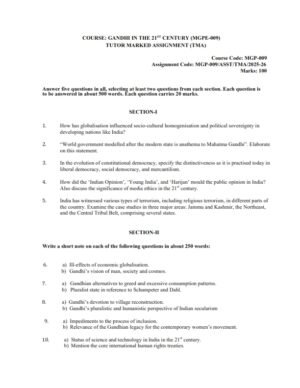 IGNOU MGPE-009 Solved Assignment 2025-26 English Medium