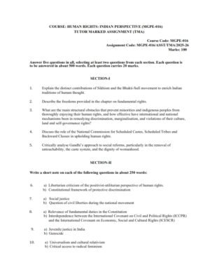 IGNOU MGPE-016 Solved Assignment 2025-26 English Medium