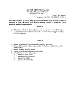 IGNOU MGS-003 Solved Assignment 2025-26 English Medium