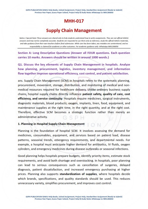 IGNOU MHH-017 Solved Assignment Jan-2026 English Medium - Image 3