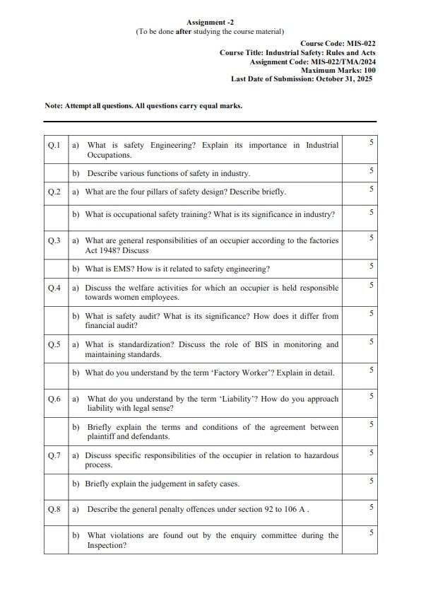 IGNOU MIS-022 Solved Assignment July-2025 English Medium