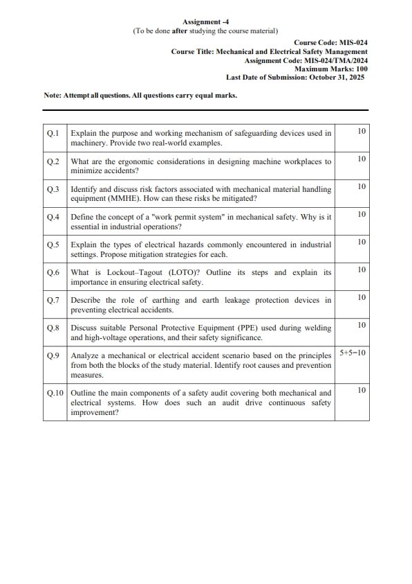 IGNOU MIS-024 Solved Assignment July-2025 English Medium