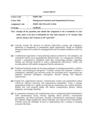 IGNOU MMPC-001 Solved Assignment 2026-27 English Medium
