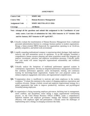 IGNOU MMPC-002 Solved Assignment 2026-27 English Medium