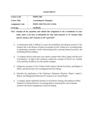 IGNOU MMPC-003 Solved Assignment 2026-27 English Medium