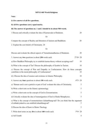 IGNOU MPYE-05 Solved Assignment 2025-26 English Medium