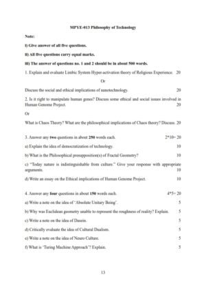 IGNOU MPYE-013 Solved Assignment 2025-26 English Medium
