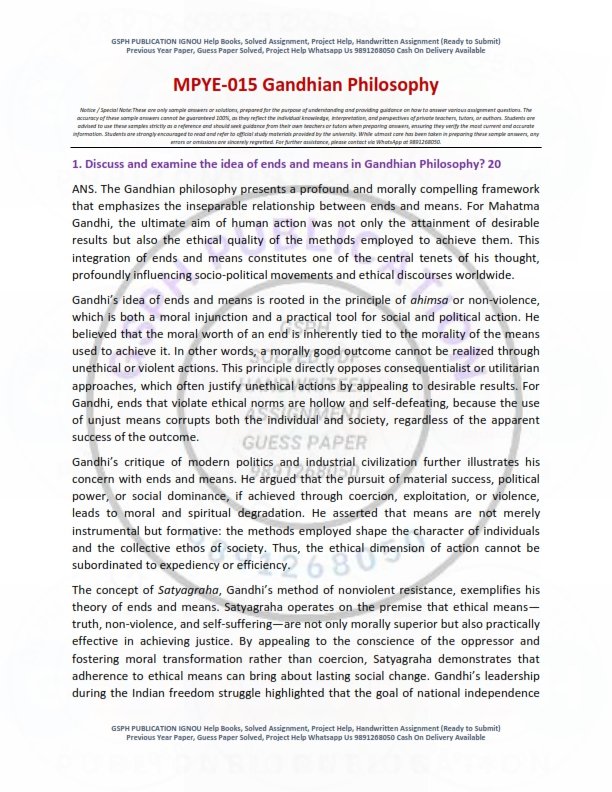 IGNOU MPYE-015 Solved Assignment 2025-26 English Medium - Image 3