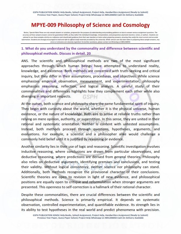 IGNOU MPYE-09 Solved Assignment 2025-26 English Medium - Image 3