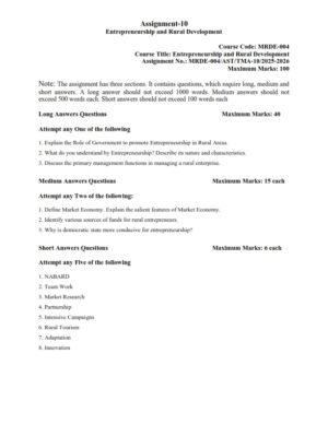 IGNOU MRDE-004 Solved Assignment 2025-26 English Medium