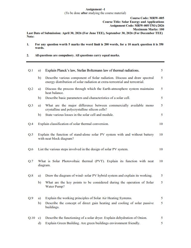 IGNOU MRW-005 Solved Assignment 2026 English Medium
