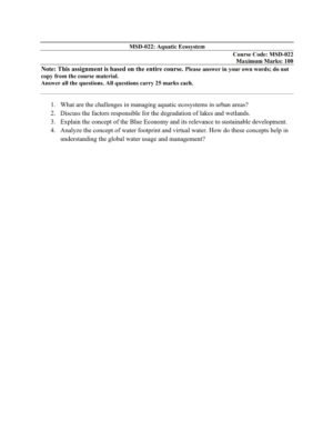 IGNOU MSD-022 Solved Assignment 2026 English Medium