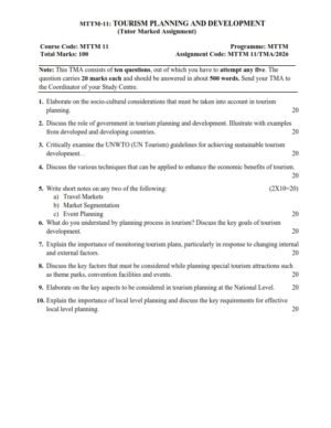 IGNOU MTTM-011 Solved Assignment 2026 English Medium