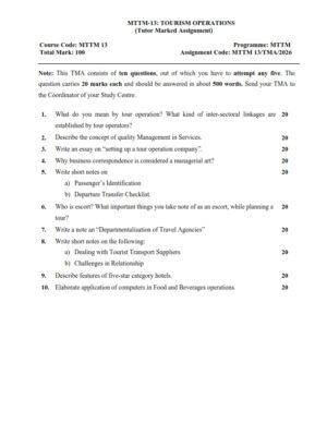 IGNOU MTTM-013 Solved Assignment 2026 English Medium