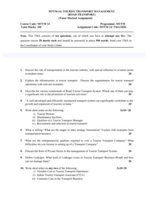IGNOU MTTM-014 Solved Assignment 2026 English Medium