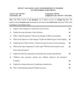 IGNOU MTTM-07 Solved Assignment 2026 English Medium