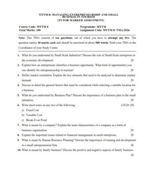 IGNOU MTTM-08 Solved Assignment 2026 English Medium