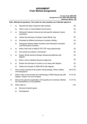 IGNOU MZO-005 Solved Assignment 2026 English Medium