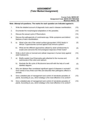 IGNOU MZOE-001 Solved Assignment 2026 English Medium