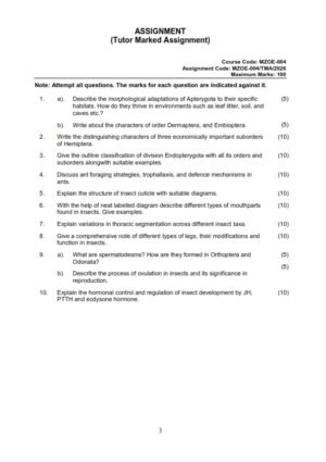 IGNOU MZOE-004 Solved Assignment 2026 English Medium