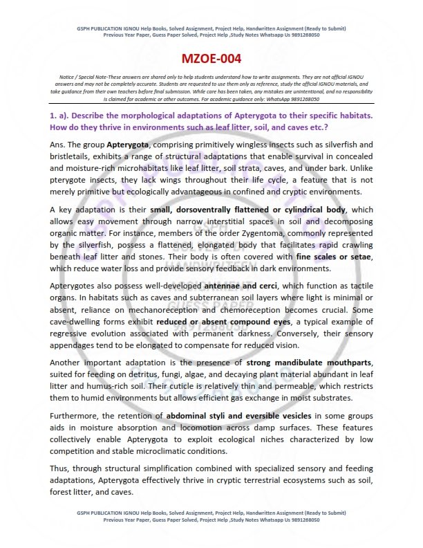IGNOU MZOE-004 Solved Assignment 2026 English Medium - Image 2