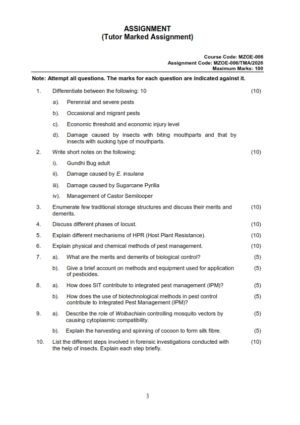 IGNOU MZOE-006 Solved Assignment 2026 English Medium