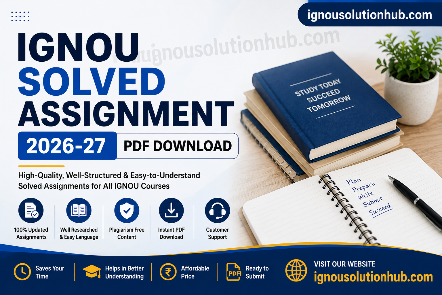 IGNOU Solved Assignment 2026-27