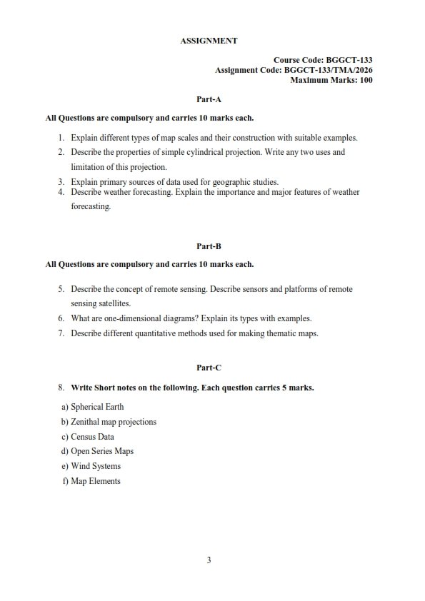 IGNOU BGGCT-133 Solved Assignment 2026 English Medium