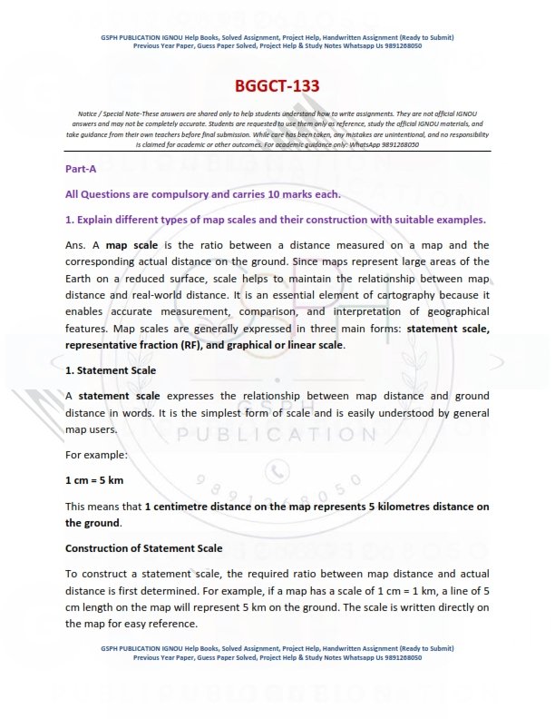 IGNOU BGGCT-133 Solved Assignment 2026 English Medium - Image 2