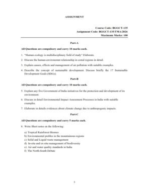IGNOU BGGCT-135 Solved Assignment 2026 English Medium