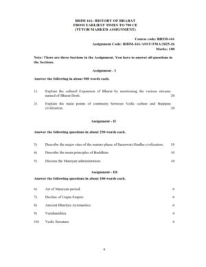 IGNOU BHIM-161 Solved Assignment 2025-26 English Medium