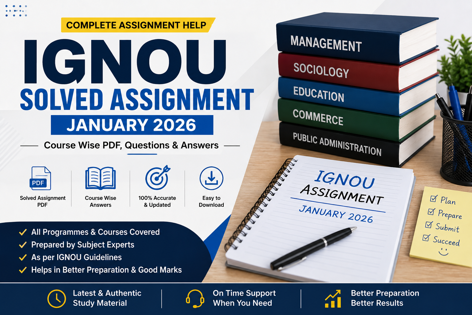 IGNOU Solved Assignment January 2026