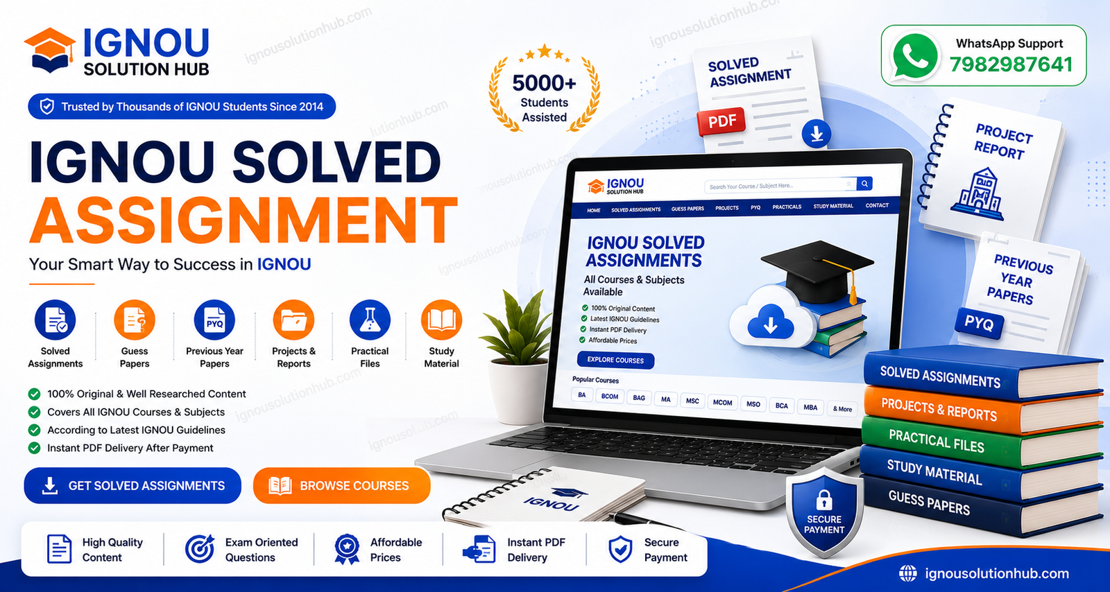 IGNOU Solved Assignment January July 2026 PDF