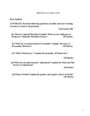 IGNOU BEDSV-101 Solved Assignment 2026 English Medium