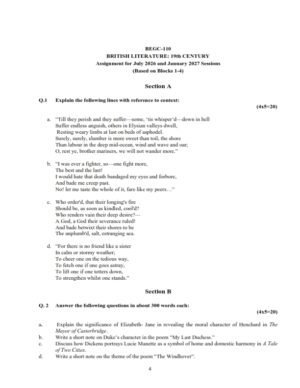 IGNOU BEGC-110 Solved Assignment 2026-27 English Medium