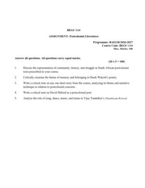IGNOU BEGC-114 Solved Assignment 2026-27 English Medium
