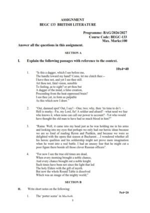 IGNOU BEGC-133 Solved Assignment 2026-27 English Medium