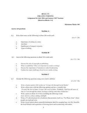IGNOU BEGG-174 Solved Assignment 2026-27 English Medium