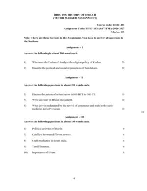 IGNOU BHIC-103 Solved Assignment 2026-27 English Medium