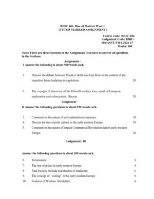 IGNOU BHIC-106 Solved Assignment 2026-27 English Medium