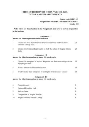 IGNOU BHIC-109 Solved Assignment 2026-27 English Medium
