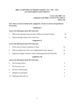 IGNOU BHIC-114 Solved Assignment 2026-27 English Medium