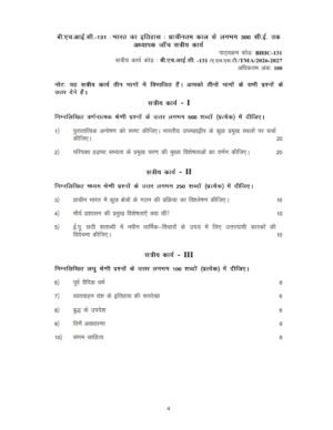IGNOU BHIC-131 Solved Assignment 2026-27 Hindi Medium