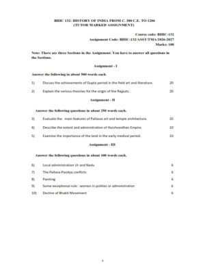 IGNOU BHIC-132 Solved Assignment 2026-27 English Medium