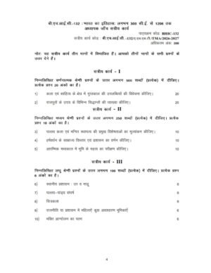 IGNOU BHIC-132 Solved Assignment 2026-27 Hindi Medium
