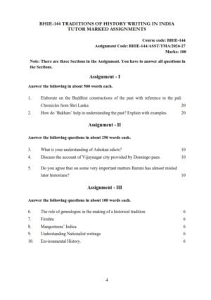 IGNOU BHIE-144 Solved Assignment 2026-27 English Medium
